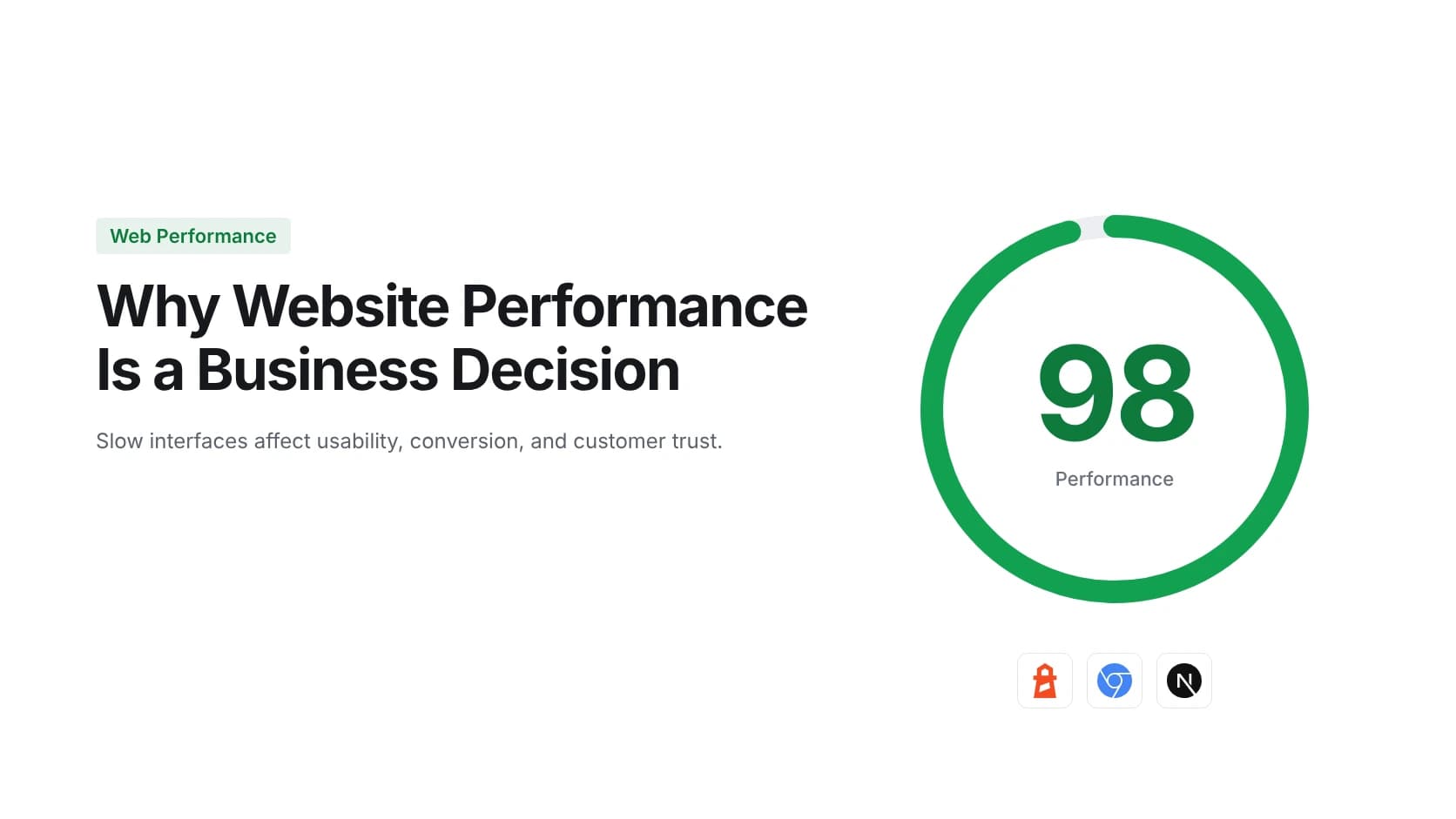 Why Website Performance Is a Business Decision, Not Just a Developer Concern