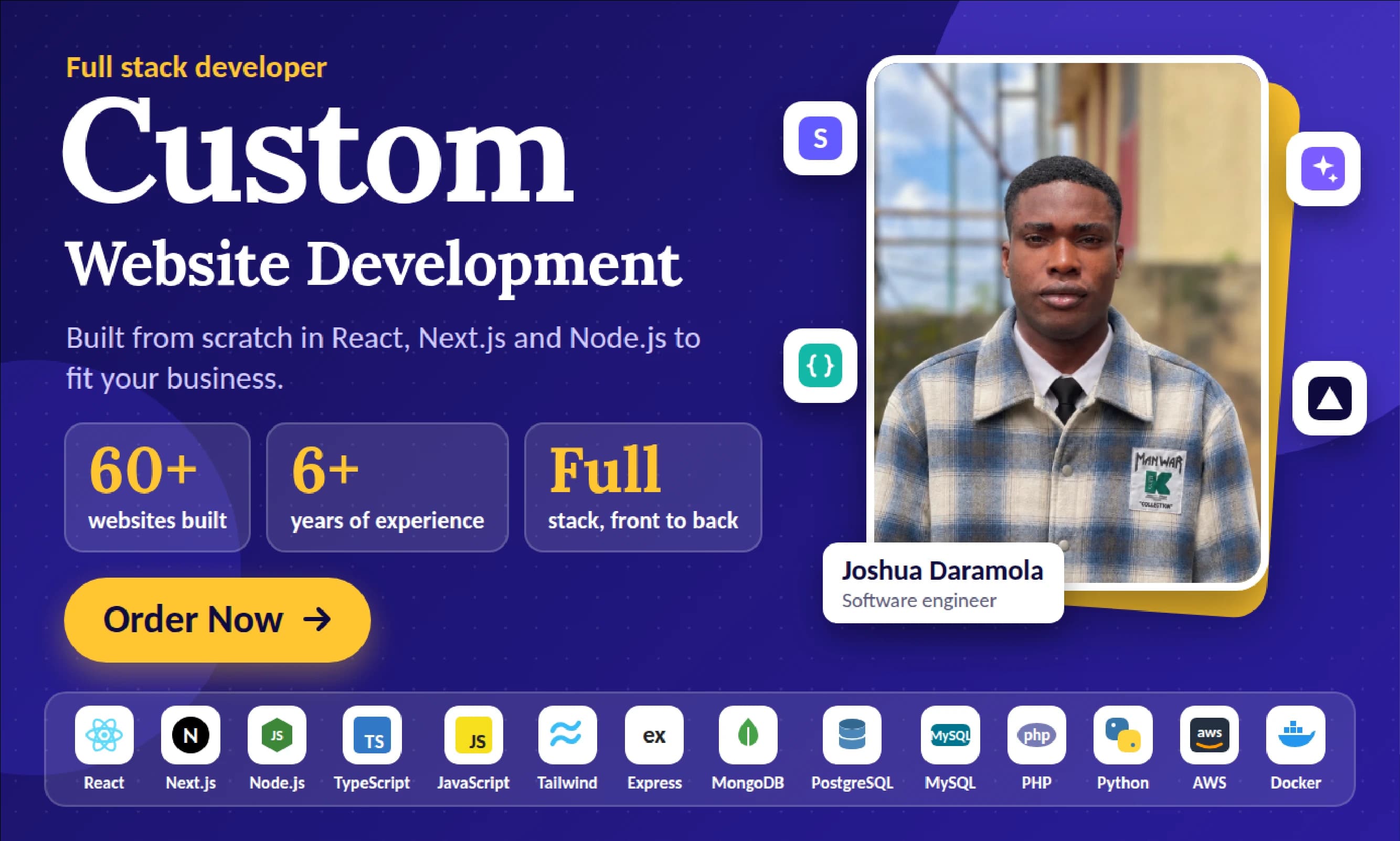 Custom Website & Full-Stack Development Fiverr gig image