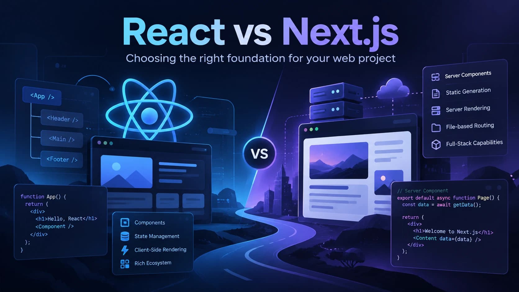 React vs Next.js: Why Choosing the Wrong One Can Complicate Your Entire Project